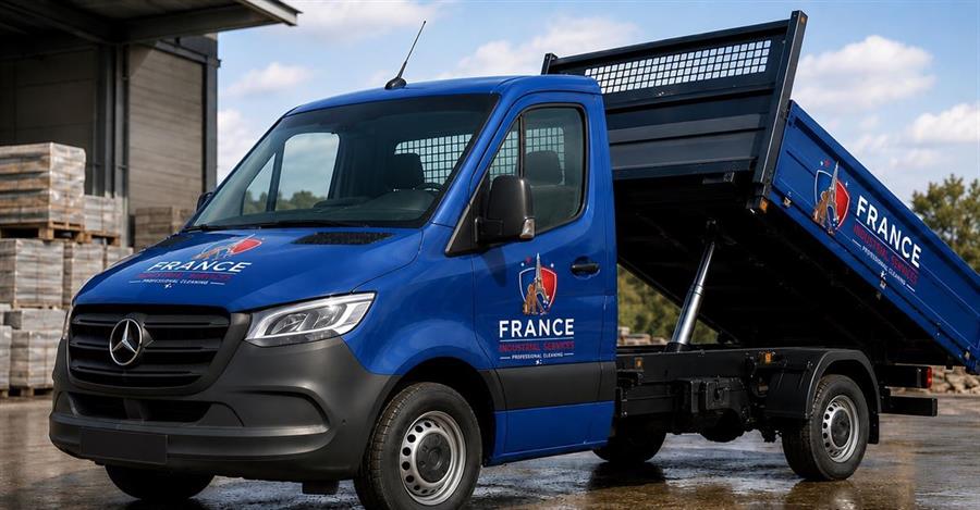 France Industrial Services heavy-duty site logistics vehicle